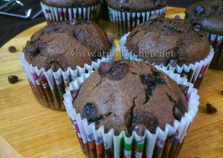 Step-by-Step Guide to Make Any-night-of-the-week Double Chocolate Muffins
