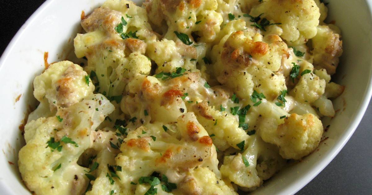 Tuna Mayo Cauliflower Cheese Bake Recipe by Hiroko Liston Cookpad