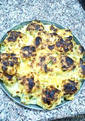 Une photo de Gratin chou-fleur / pomme de terre 🥔
