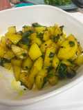 Braised Potatoes with Spinach