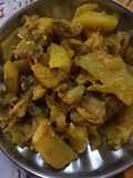 Brinjal potato veg