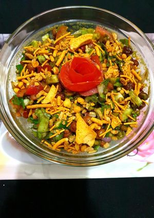 A picture of Moong chana salad recipe.