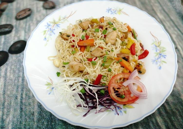 Easiest Way to Prepare Super Quick Homemade Stir fry noodles