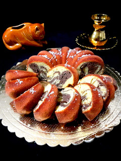 عکسی از دستور کیک مرمری با آرد گندم