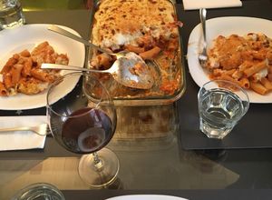 Una foto de Rigatoni al forno estilo Ginos