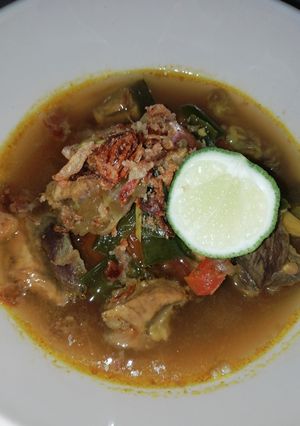 Foto resep 36. Soto daging bumbu bamboe