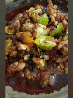 Foto resep Sambal patin goreng+jeruk nipis