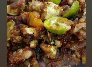 Foto resep Sambal patin goreng+jeruk nipis
