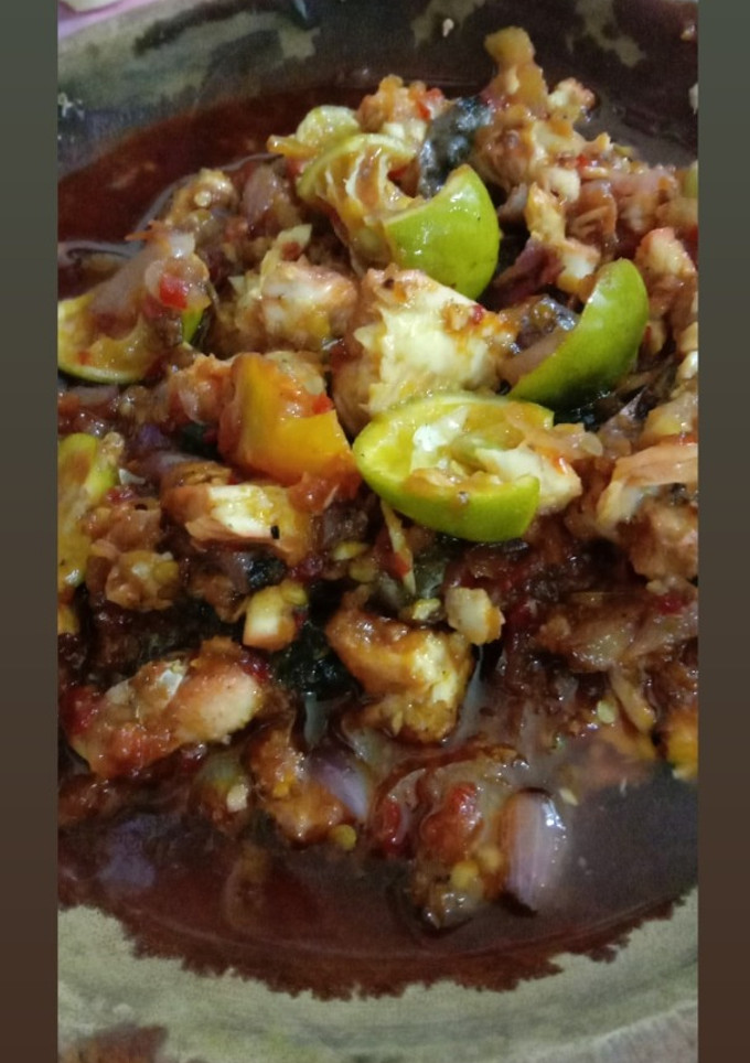 Foto resep Sambal patin goreng+jeruk nipis