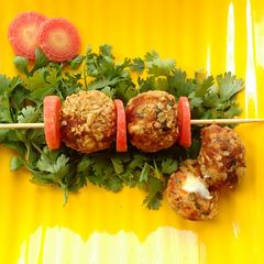A picture of Sweet potato Pops.