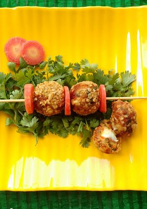 A picture of Sweet potato Pops.