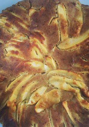 Une photo de Gâteau aux pommes façon madeleine