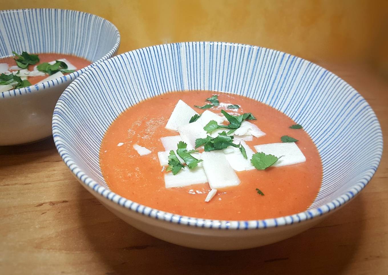 Gazpacho de fresas