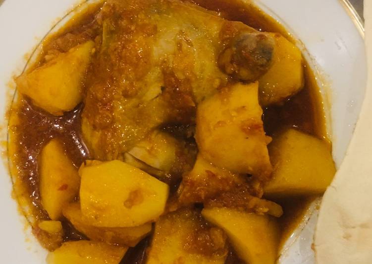 إيدام دجاج بالبطاطس يمي 😋
