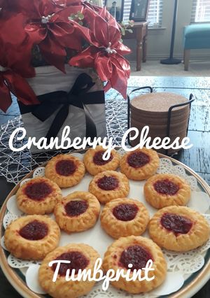 Foto resep Cranberry Cheese Tumbprint