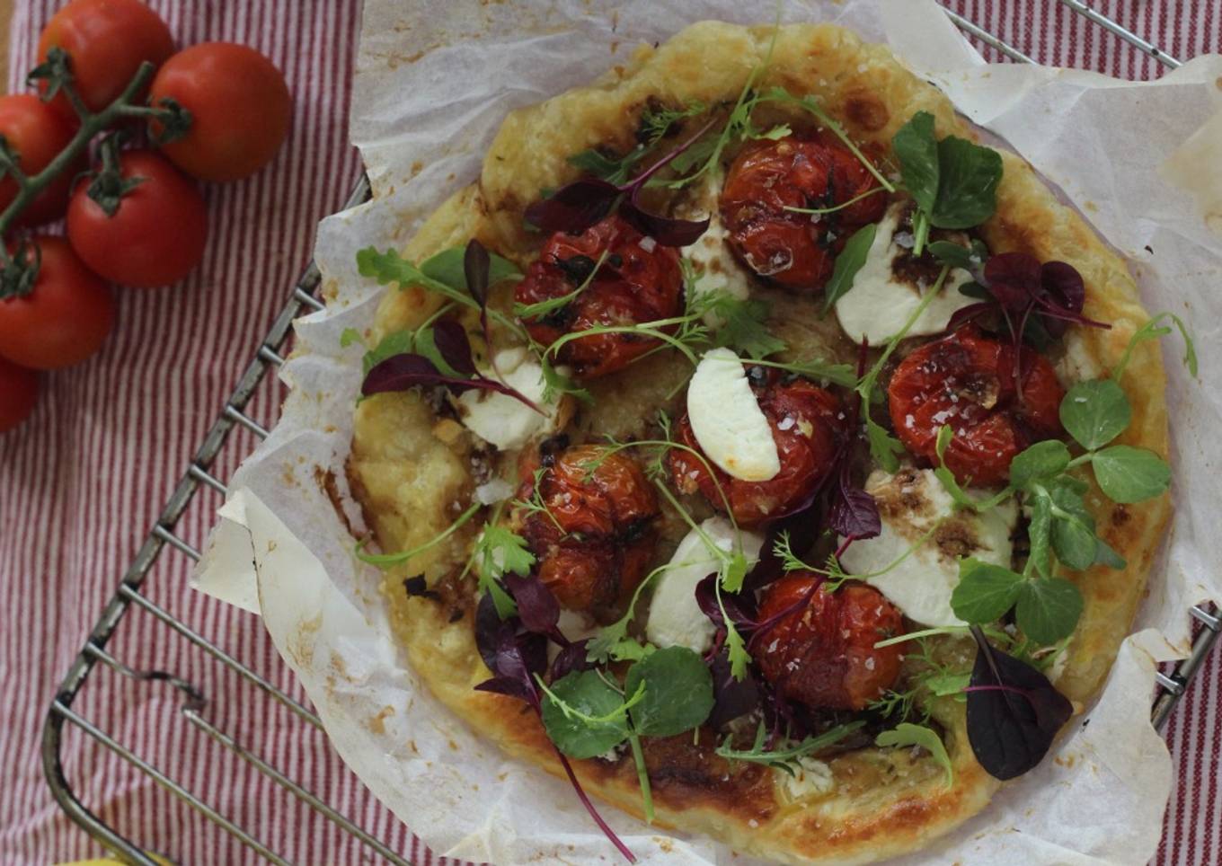 Roasted Tomato and Goat's cheese tart