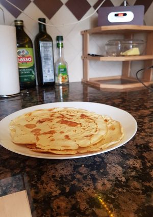 A picture of 30g protein, gluten free crepes.