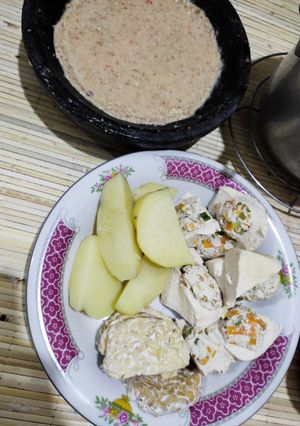 Foto resep Baso tahu + sambal kacang Diet
