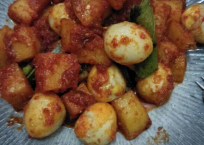 Yuk intip, Bagaimana cara membuat Balado Kentang Telur Puyuh yang lezat