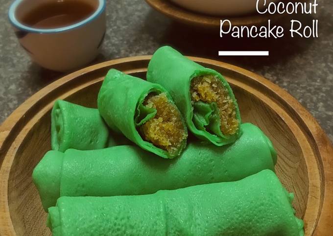 Recipe of Ultimate Coconut Pancake Roll