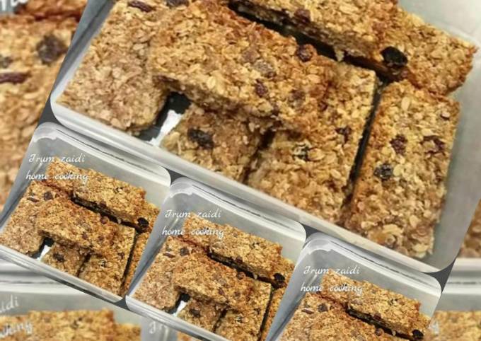 Step-by-Step Guide to Prepare Award-winning 🍣🍫Granola Bars🍫🍣