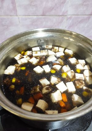 Foto resep Sup Rumput laut sederhana