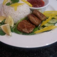 A picture of Tuna fish cakes.