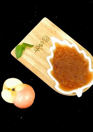 عکسی از دستور سس سیب 😋😍