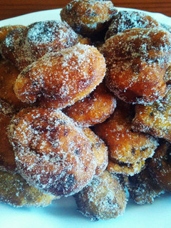 Una foto de Buñuelos de calabaza y chocolate