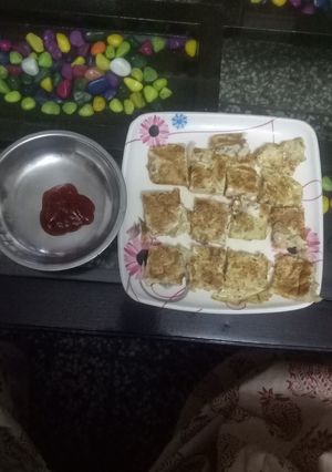 अंडा ब्रेड आमलेट (anda bread Omelette recipe in hindi) रेसिपी मुख्य फोटो