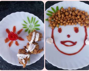 New Recipe Chickpeas peanuts spinach fritters with crispy chickpeas Yummy