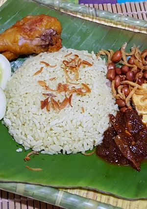 Foto resep Nasi Lemak Pandan