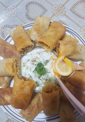 A picture of Spring rolls.