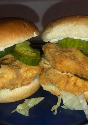 A picture of Copy cat KFC chicken little.
