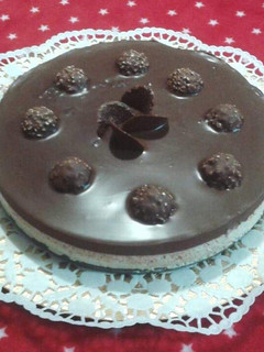 Una foto de Tarta Ferrero Rocher sin azúcar