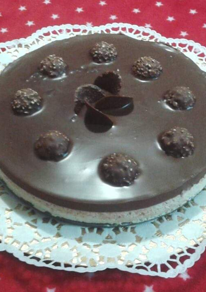 Una foto de Tarta Ferrero Rocher sin azúcar