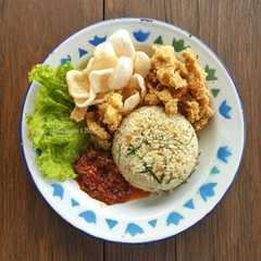 A picture of Nasi Daun Jeruk.