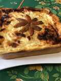 Flan pâtissier rhum abricots (pâte brisée épeautre abricot)
