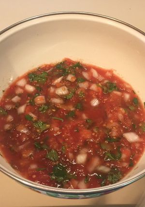 A picture of Extremely Easy Tomato Salsa.