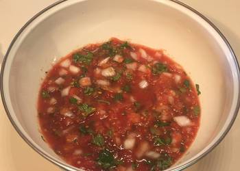 Ready to Serve Extremely Easy Tomato Salsa Delicious