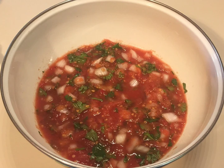 Recipe Extremely Easy Tomato Salsa which Delicious