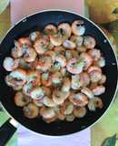 Camarones al ajillo