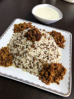 عکسی از دستور عدس پلو با گوشت چرخ شده