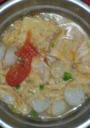 Foto resep Sup baso dan kembang tahu
