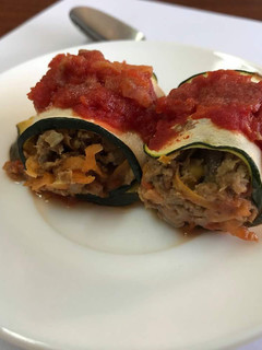 Una foto de "Canelones de zapallo italiano"