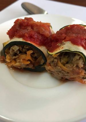 Una foto de "Canelones de zapallo italiano"