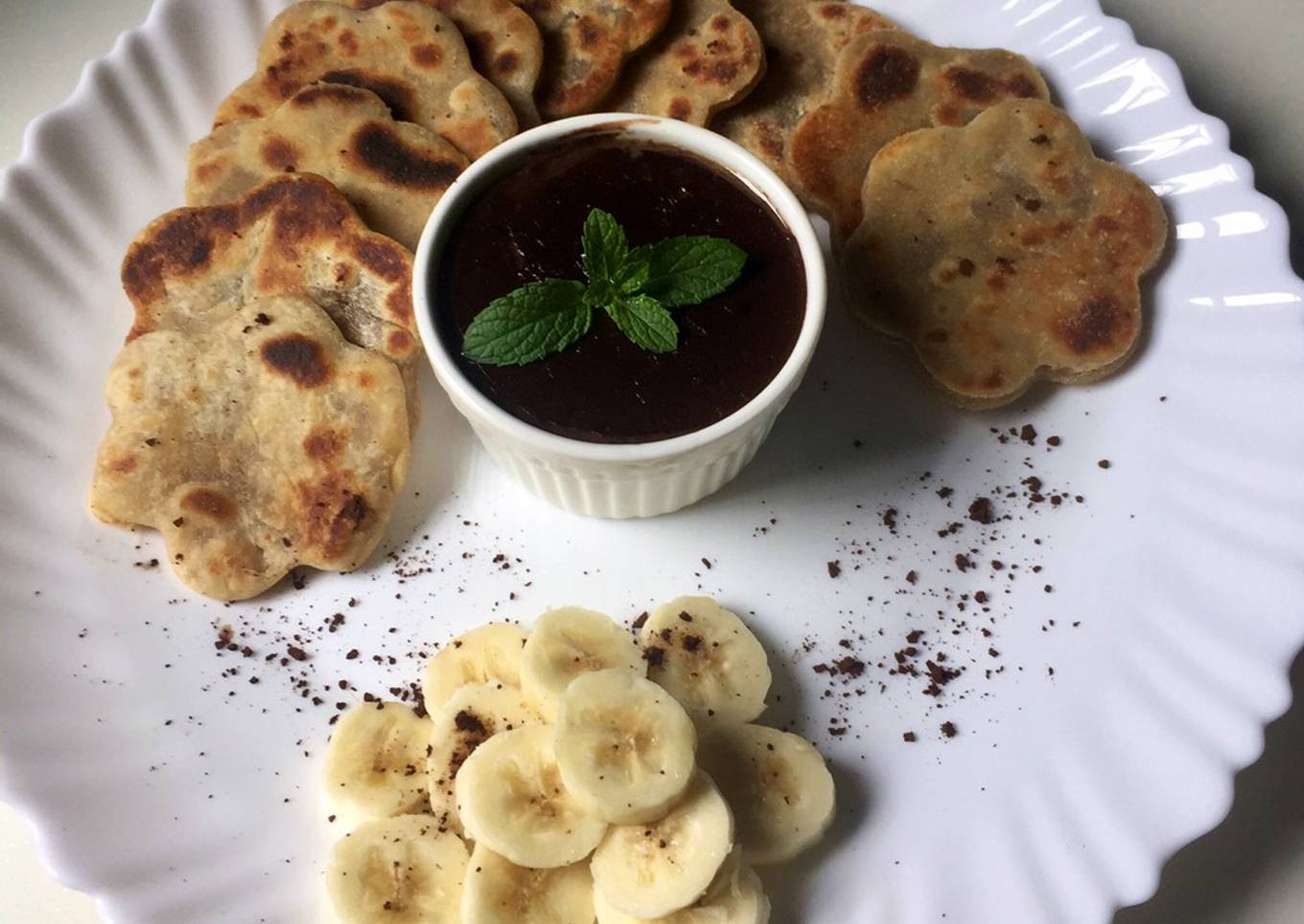 Banana flower paratha