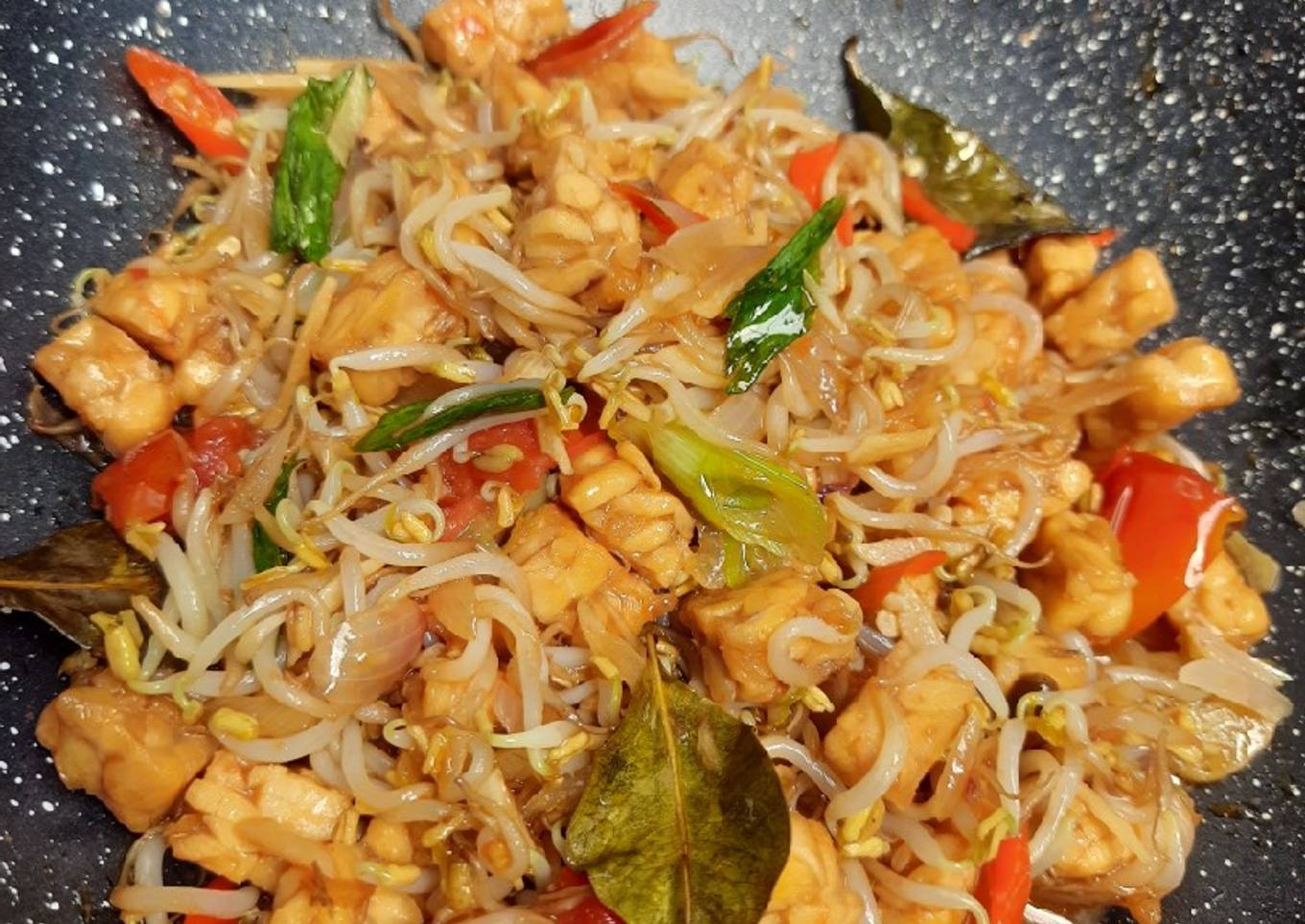 Tumis Tempe Toge Sederhana