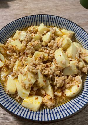 Hình của món Đậu hũ ma bà healthy (ức gà).