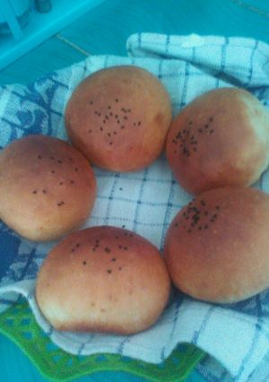 صورة لوصفة خبز الهمبرغر